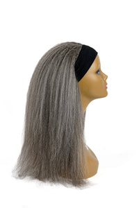 Grey Kinknesis Headband Wig